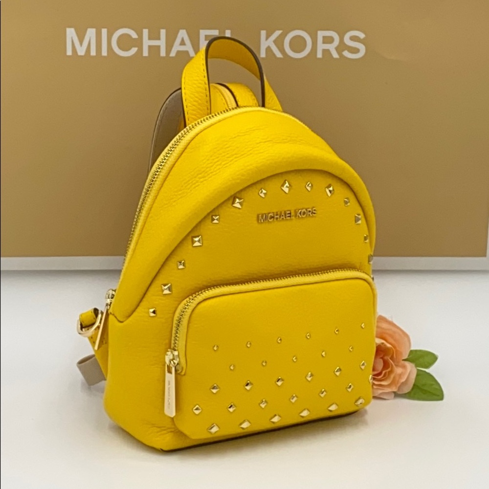 COPY - MICHAEL KORS ERIN SMALL CONVERTIBLE BACKPACK CITRS - Picture 2 of 16